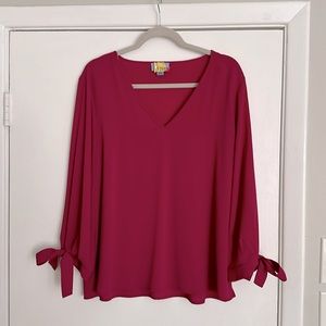 Dark Pink Blouse